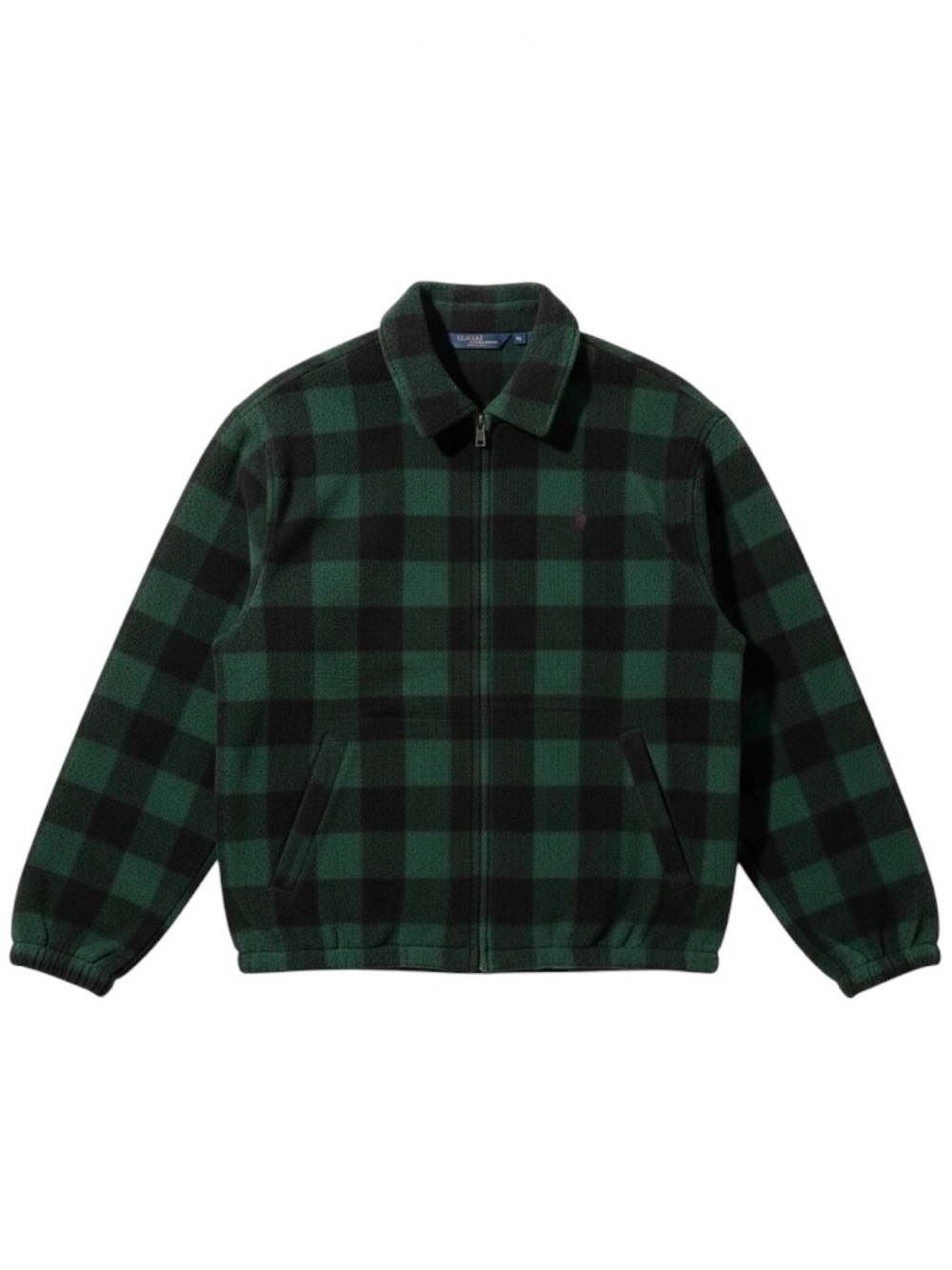 Polo Ralph Lauren Vintage Blackwatch Tartan Fleece Harrington Jacket